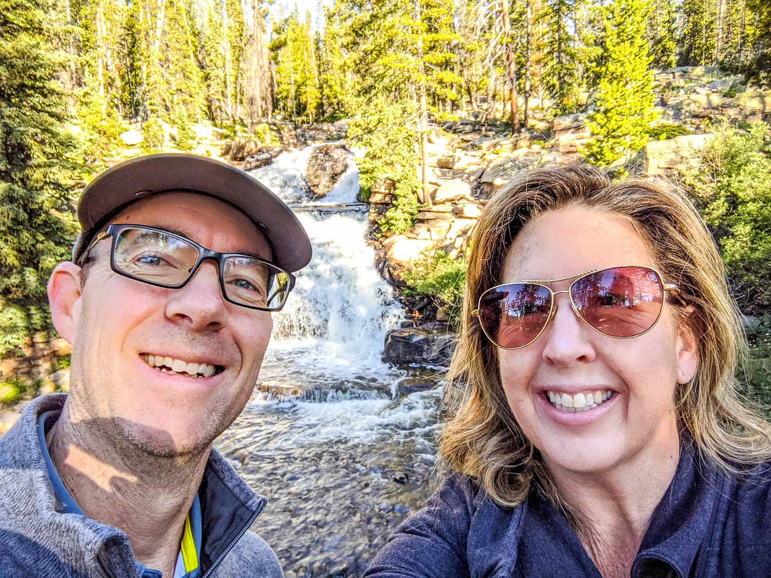 Close to our first campsite in the Uinta Mountains of Northern Utah