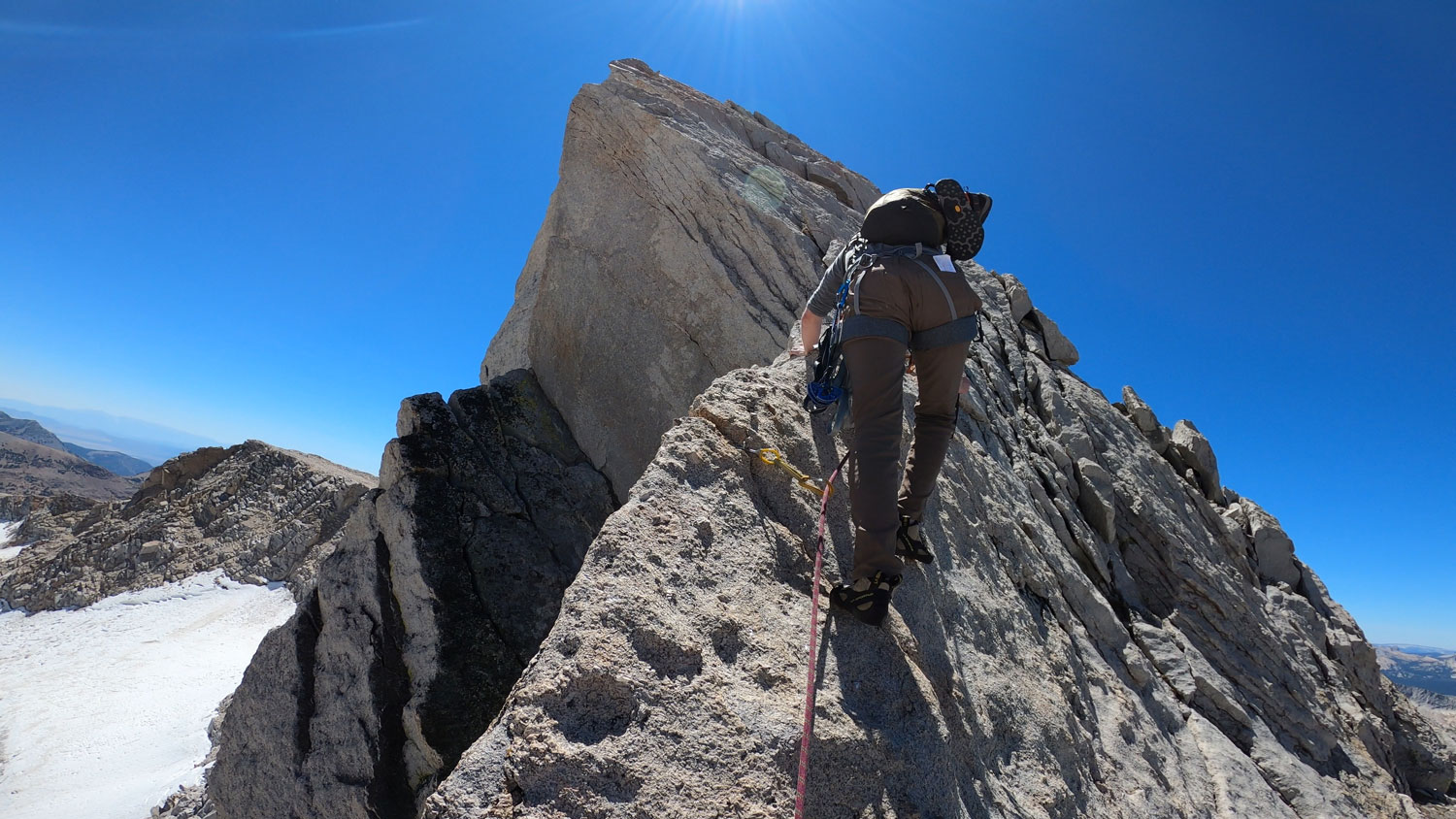 Approaching the Mount Conness Summit