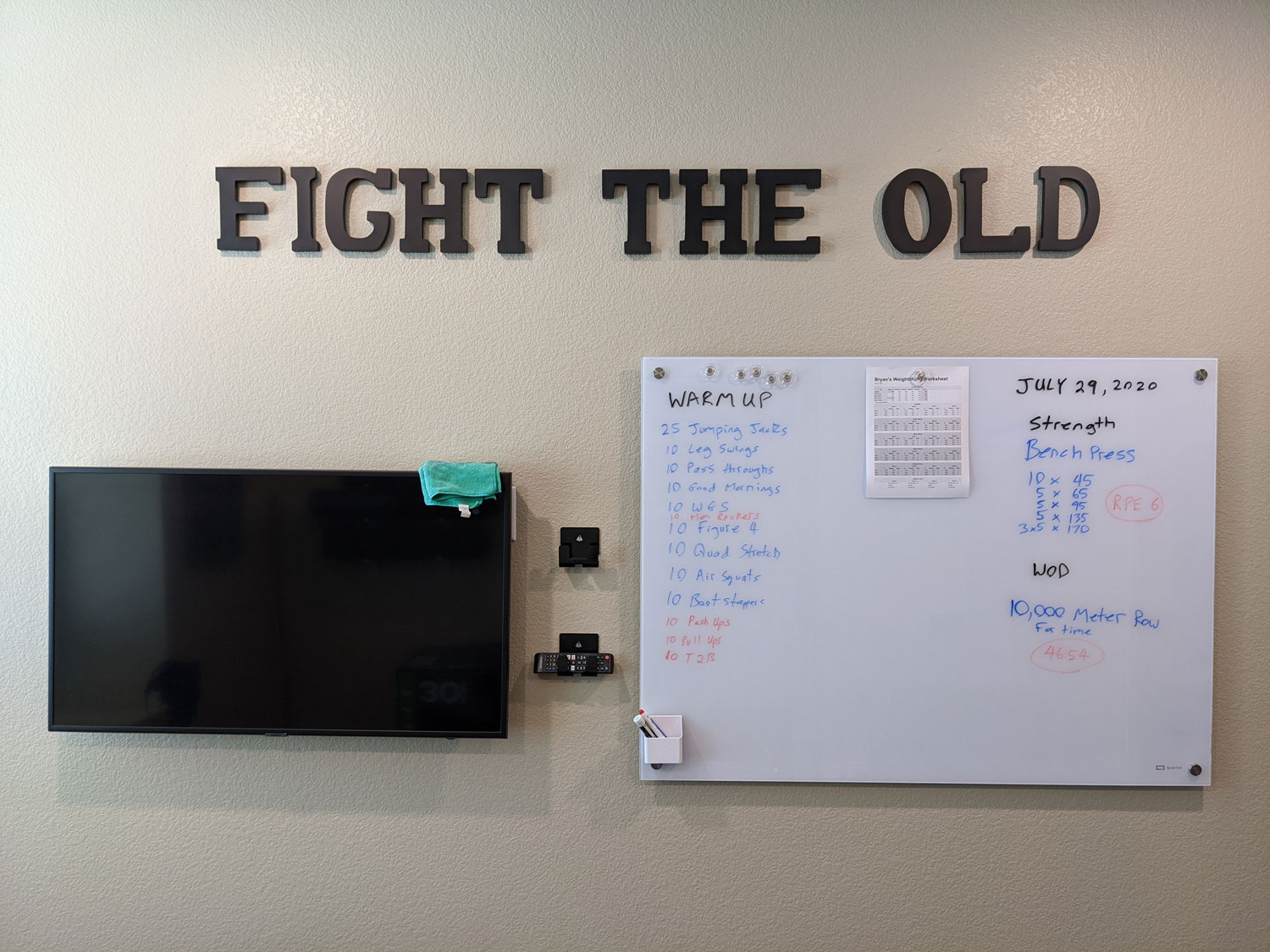 crossfit home gym