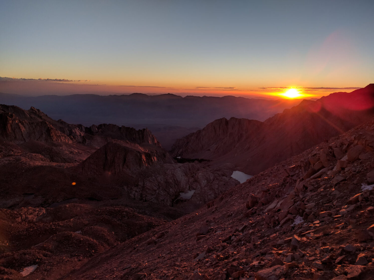 Sunrise on Mount Whitney