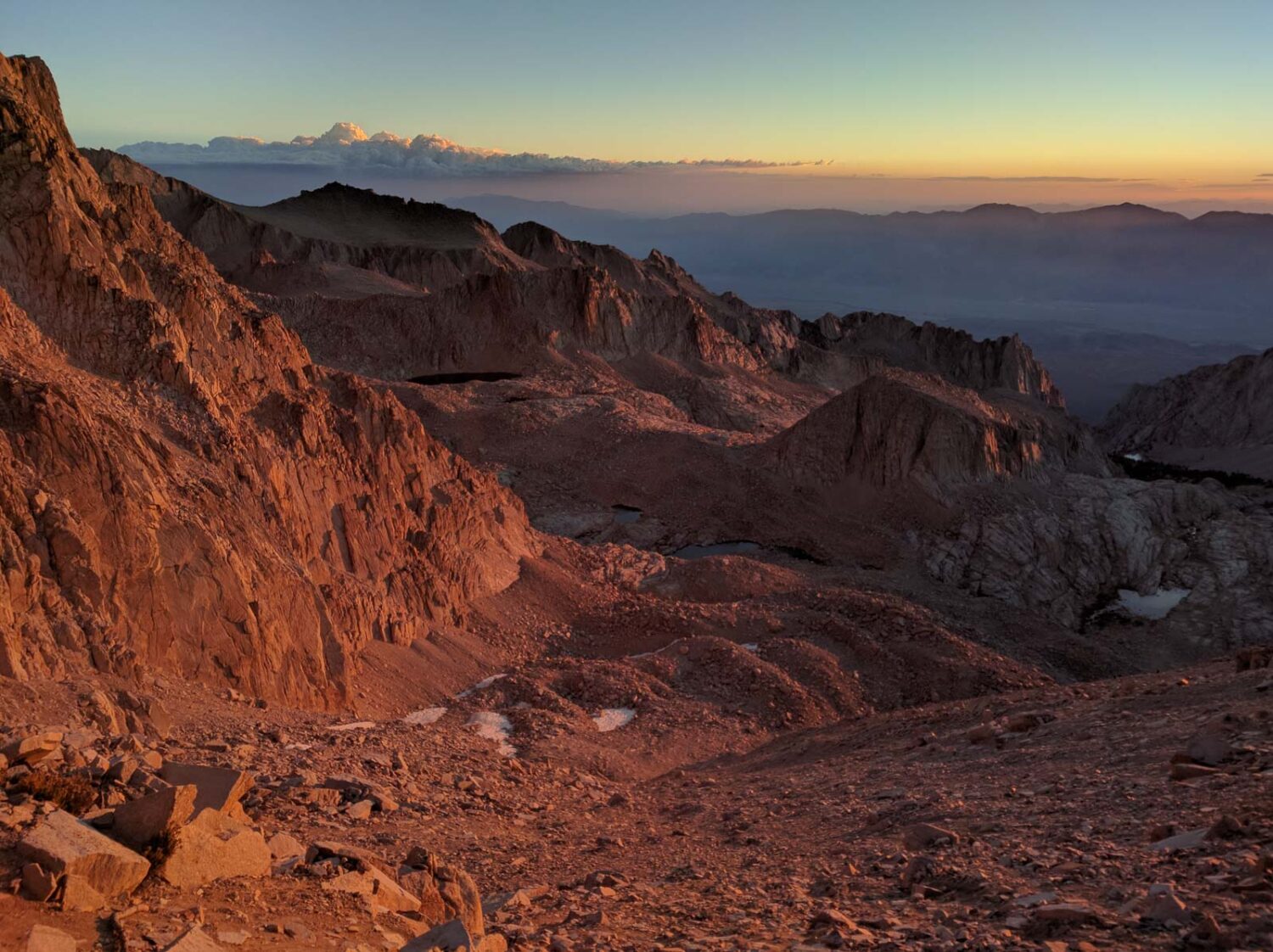 Sunrise on Mount Whitney