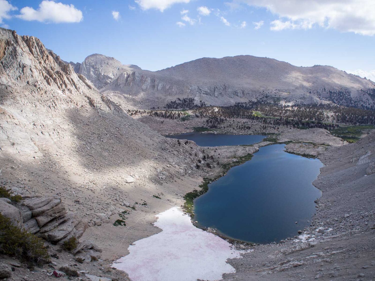 Cottonwood Lakes from Old Army Pass