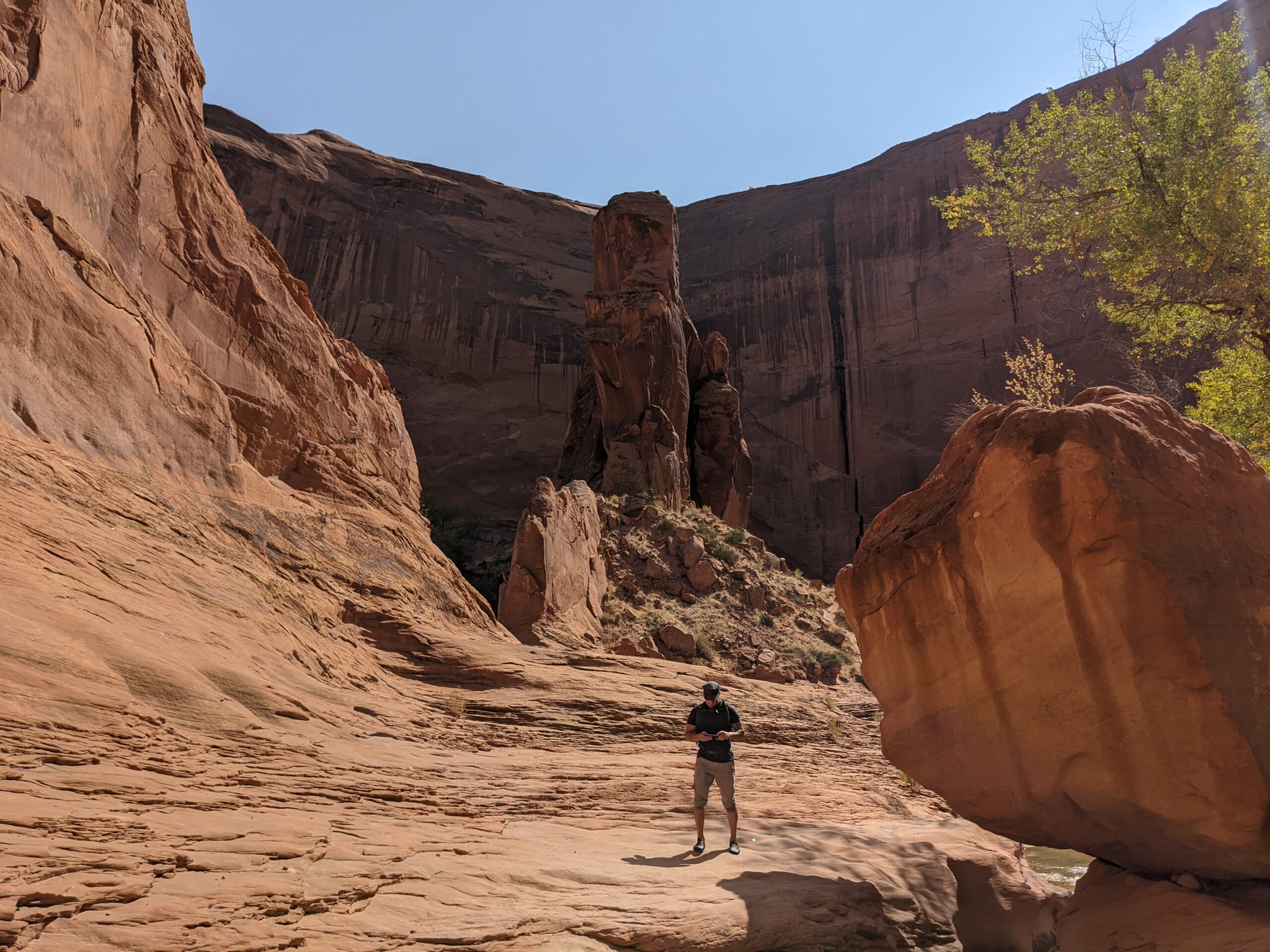 Rock formations in Coyote Gulch