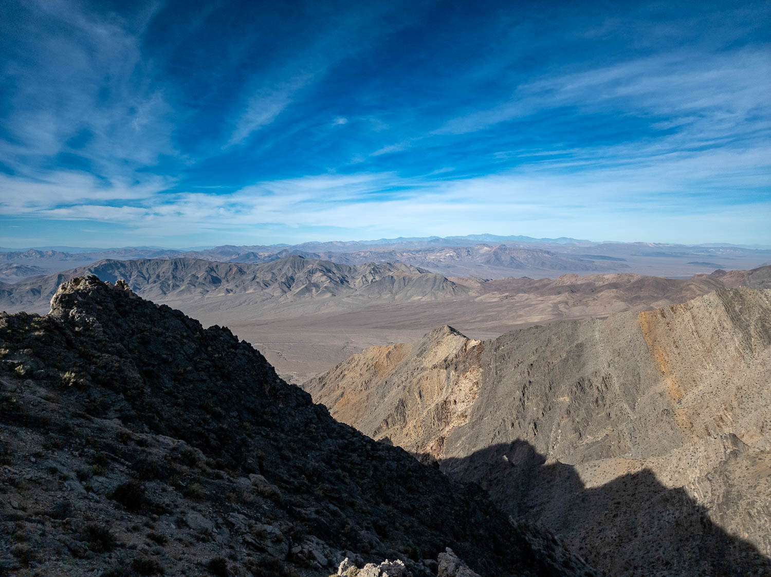 The summit ridge